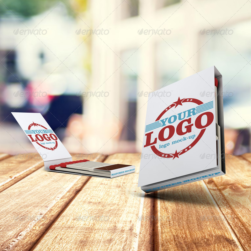 Matchbook Mockup, Graphics GraphicRiver